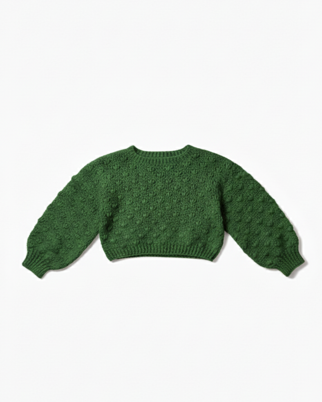 Puff Stitch Crochet Sweater