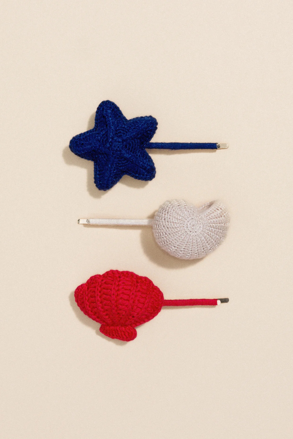 Playroom Tides Hair Pins (Set of 3) 🌊⭐🐚