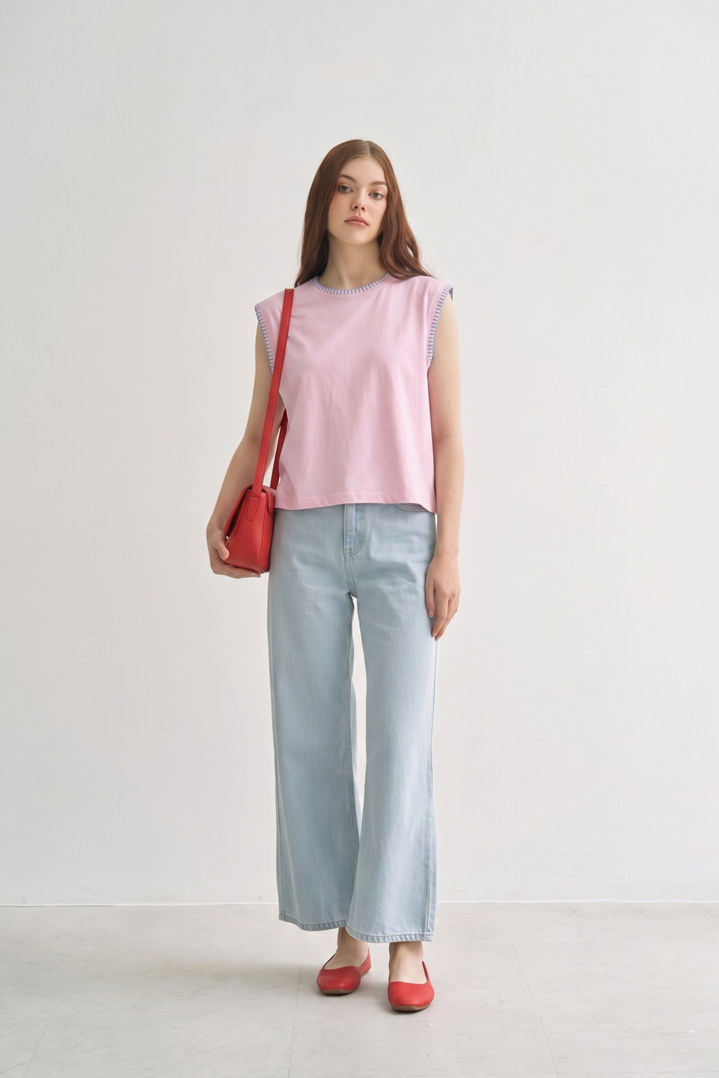 Strawberry Milk Soft Edge Tank