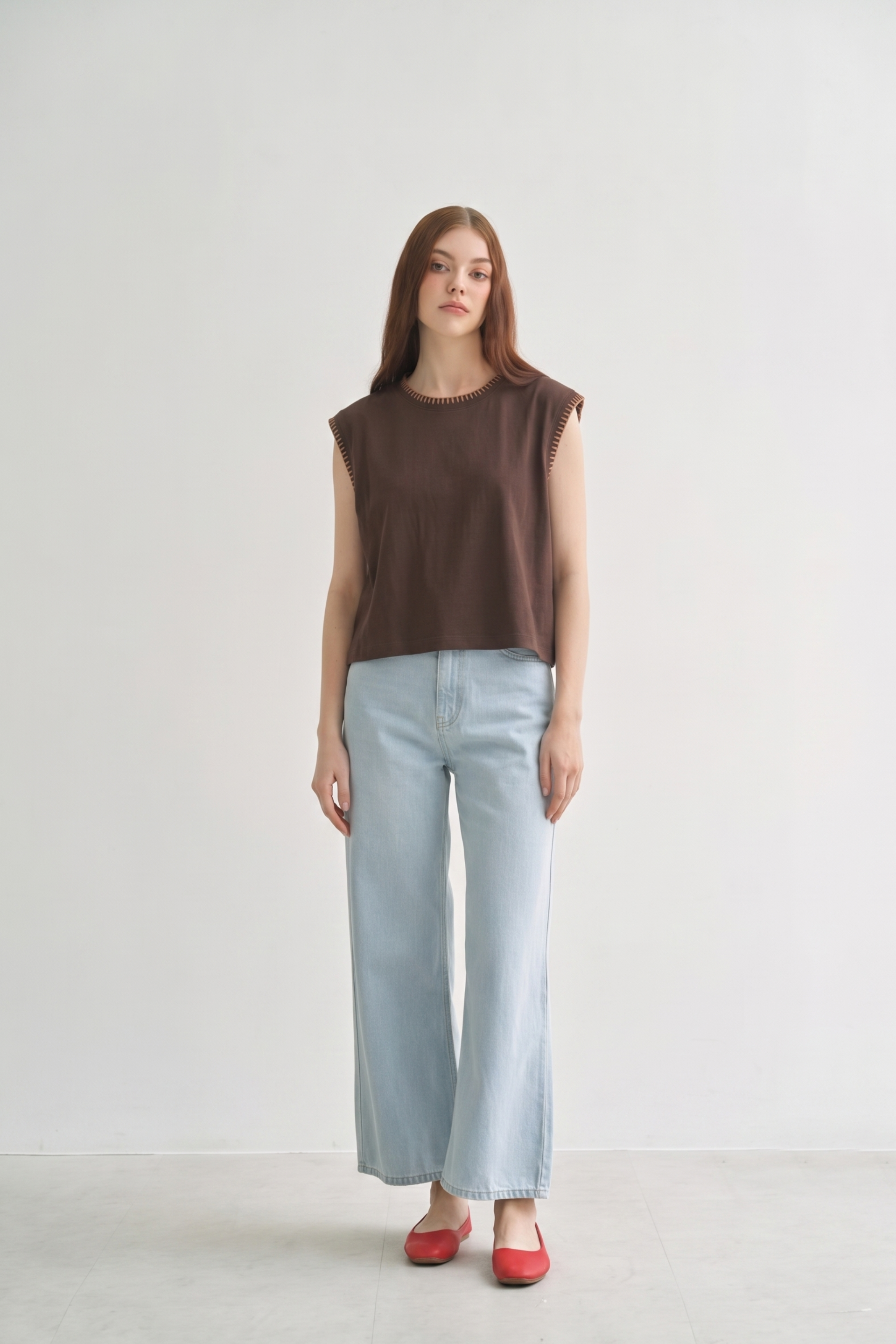 Mocha Mood: Soft Edge Tank