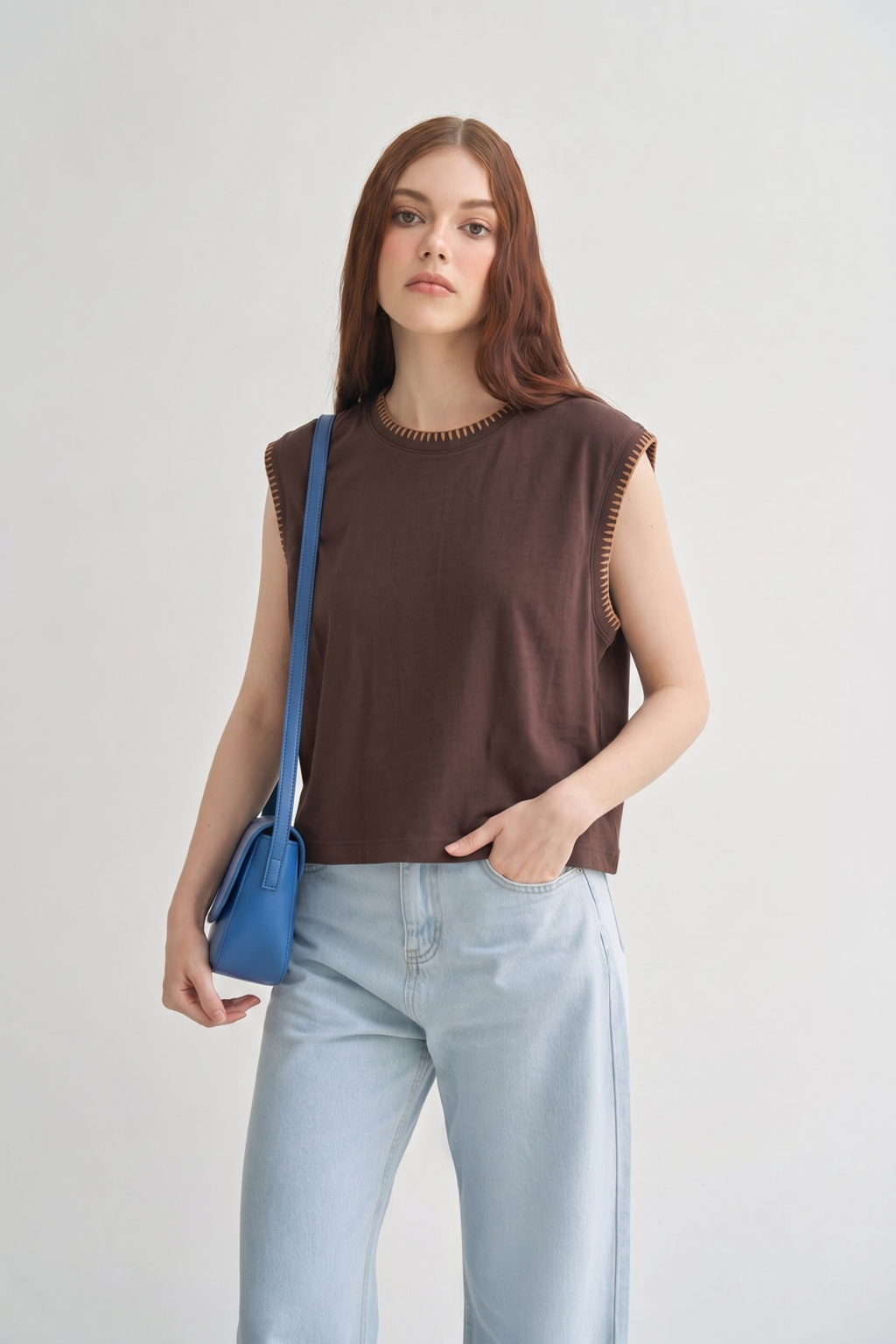 Mocha Mood: Soft Edge Tank