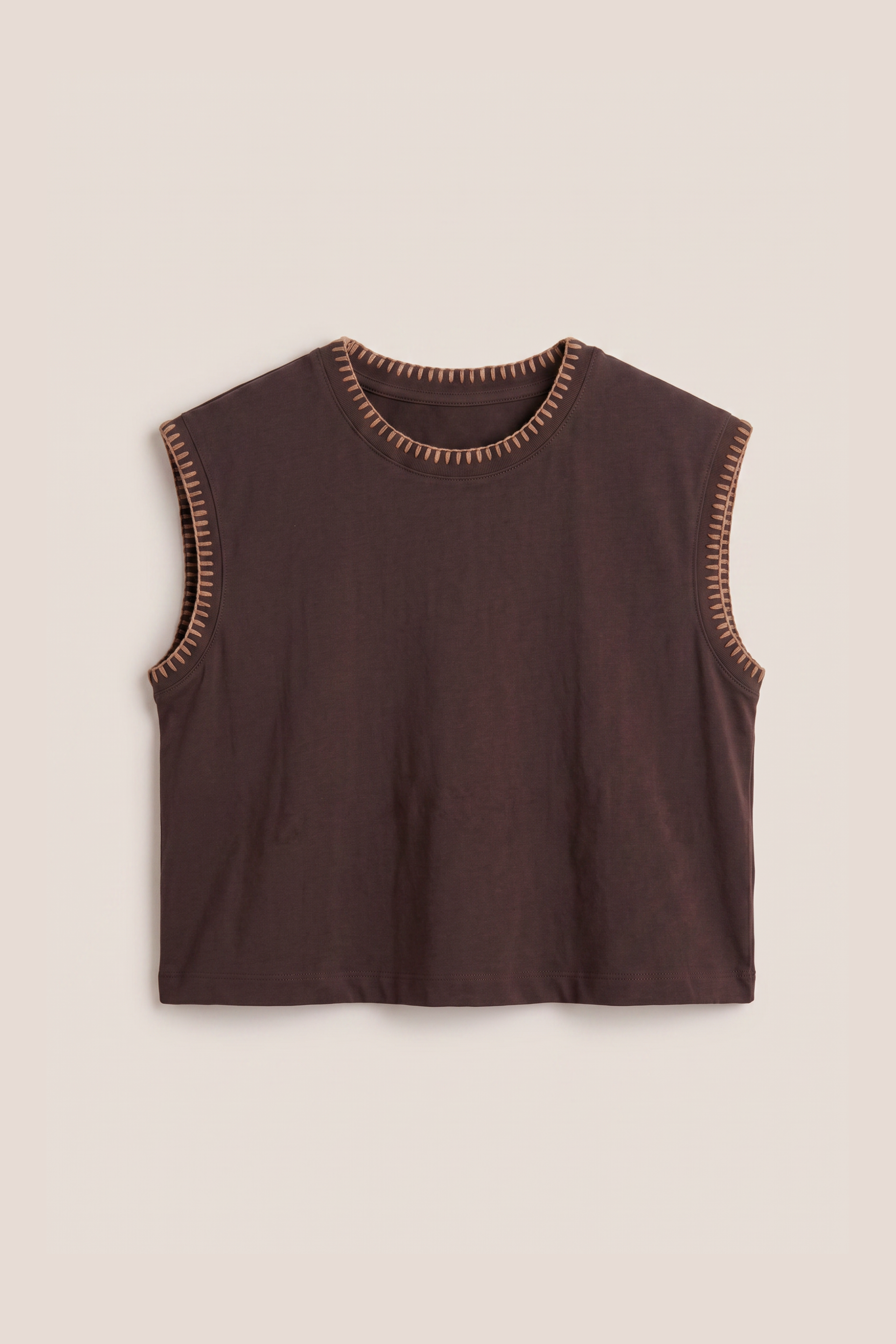 Mocha Mood: Soft Edge Tank